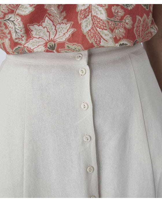 Damart Button-fastening Skirt