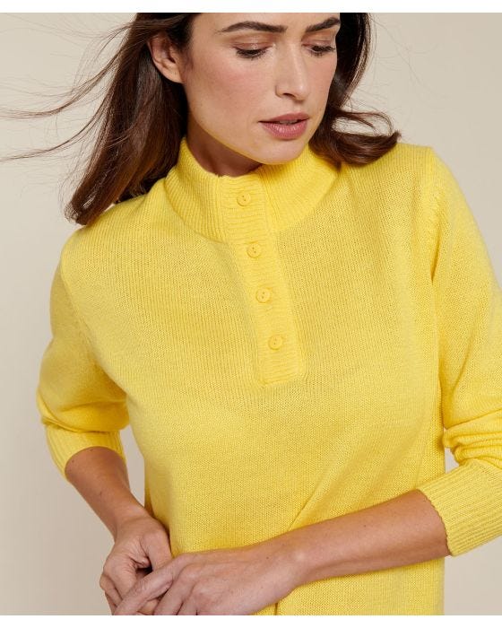 Damart Button-neck Jumper