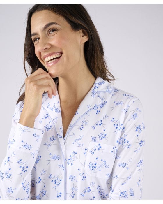 Damart Button-through Jersey Pyjamas