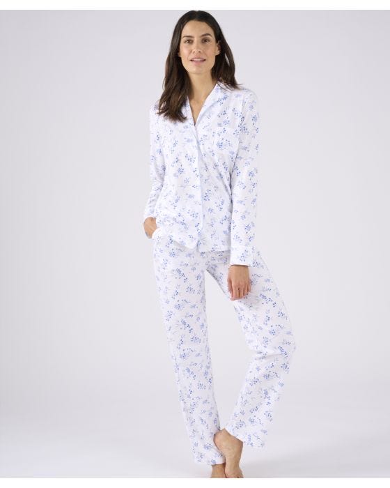 damart Button-through Jersey Pyjamas