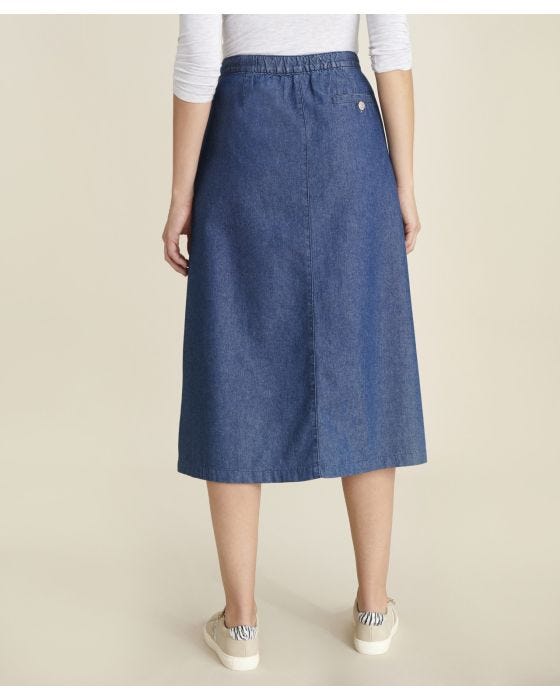 Damart Button-through Skirt