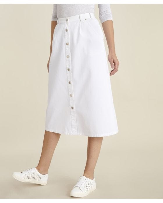 damart Button-through Skirt