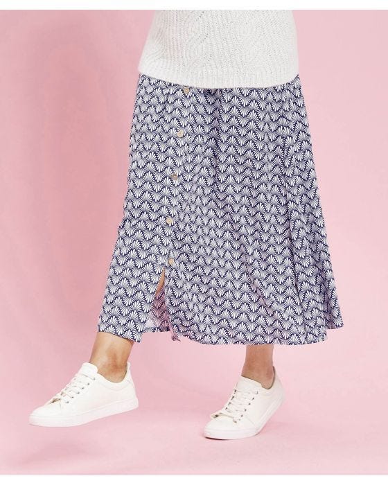 damart Button-through Skirt
