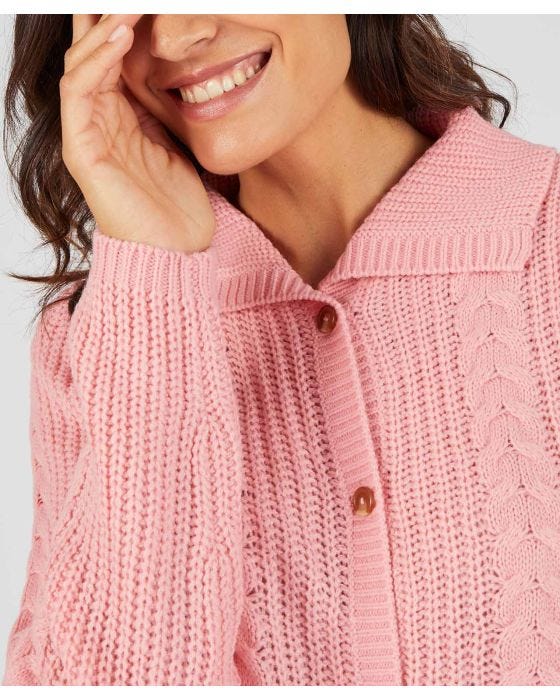 Damart Cable Cardigan