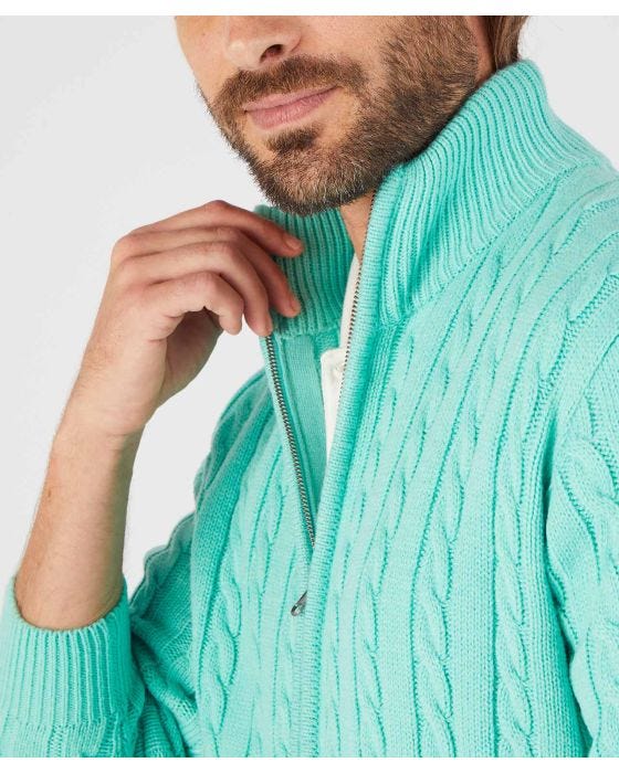 Damart Cable Cardigan