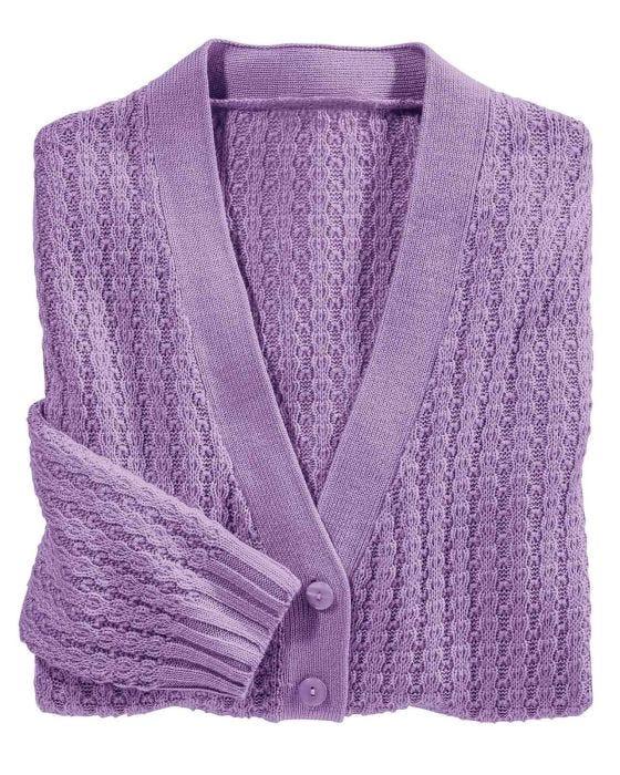 Damart Cable Cardigan