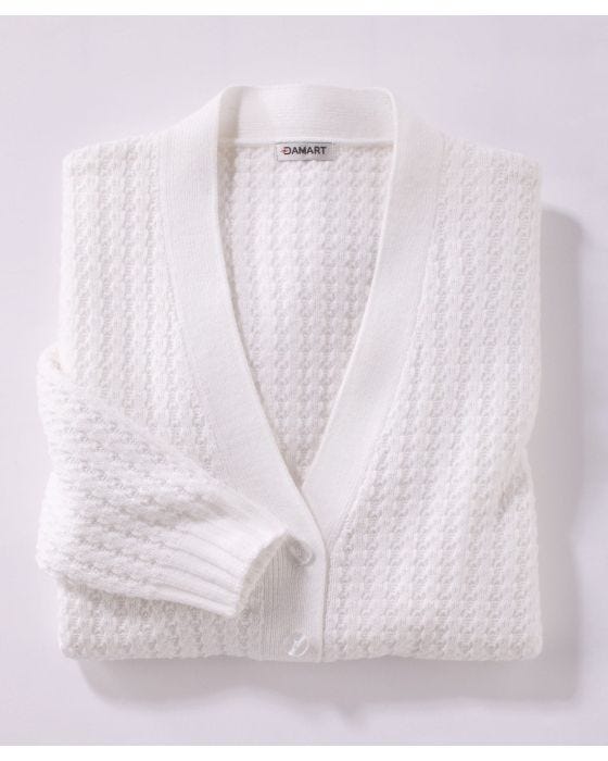 damart Cable Cardigan