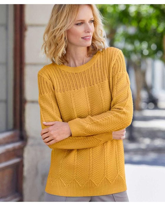 damart Cable Detail Jumper