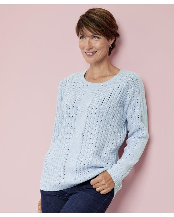 Damart Cable Jumper