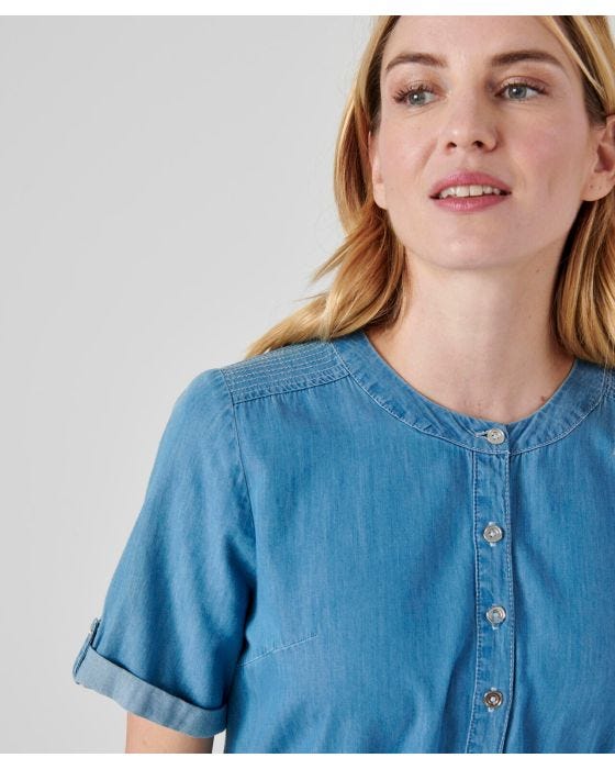 Damart Chambray Denim Dress