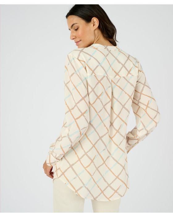 Damart Check Print Tunic