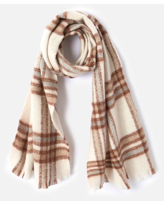 Damart Check Scarf