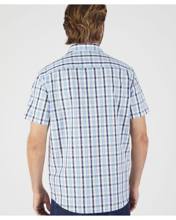 Damart Check Short Sleeve Shirt