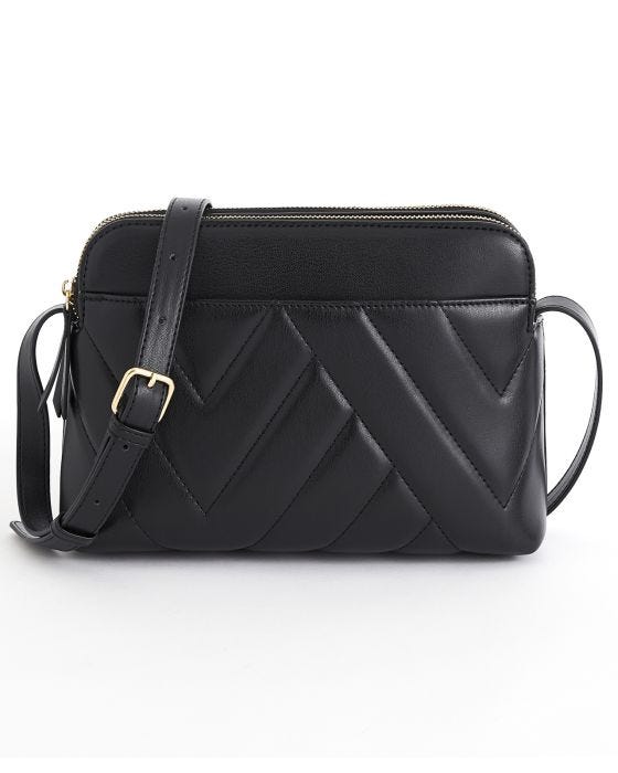 Damart Chevron Quilted-look Bag