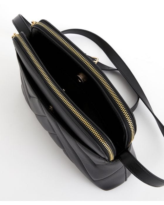 Damart Chevron Quilted-look Bag