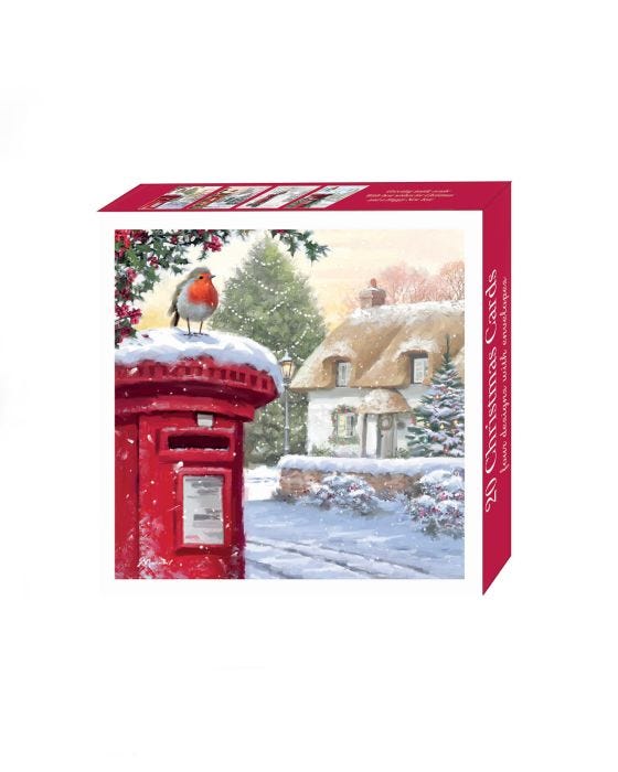 damart Christmas Post Box 20 Large card selection