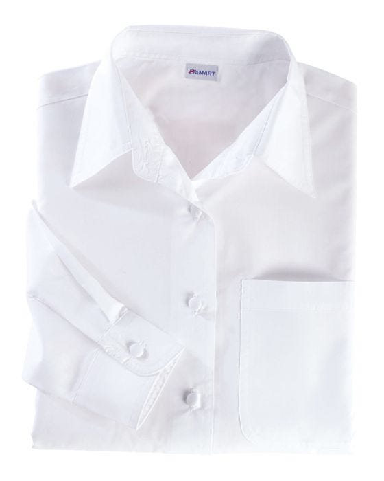 Damart Classic Long Sleeved Patch Pocket Blouse