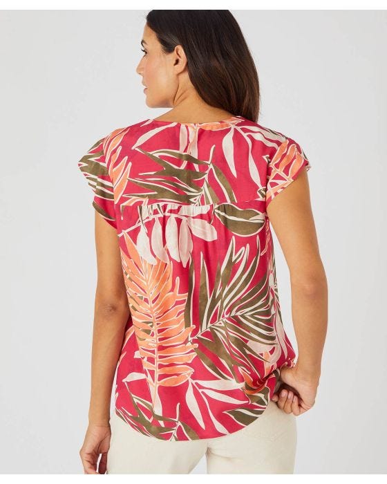 Damart Climatyl Tropical Print Blouse