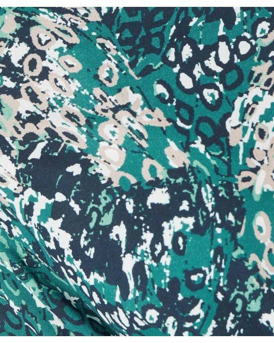 Damart Collar Detail Tie Front Dress