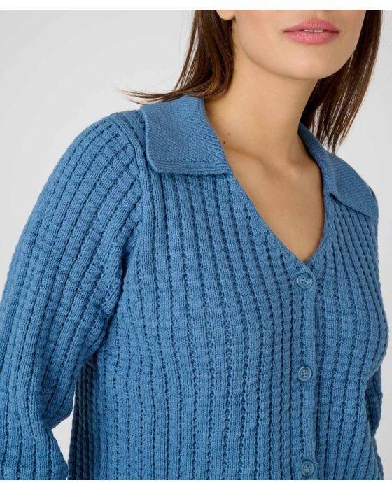 Damart Collared Cardigan