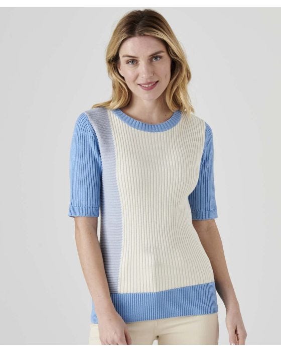 Damart Colourblock Jumper