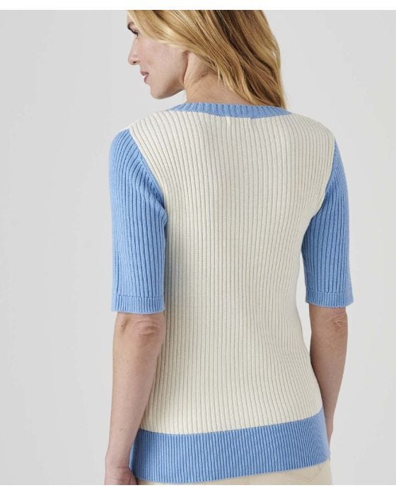 Damart Colourblock Jumper