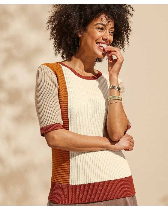 damart Colourblock Jumper