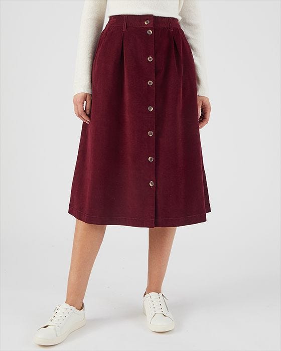 damart Cord Rugby Skirt