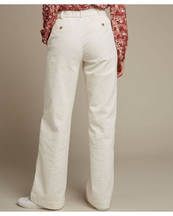 Damart Cord Wide Leg Trousers