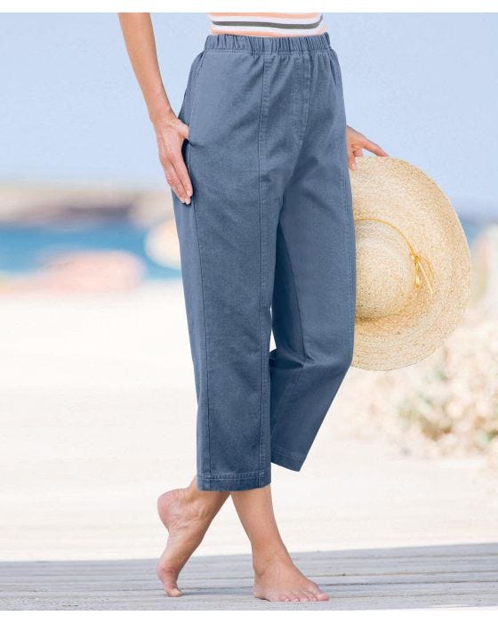 damart Cotton Crop Trousers