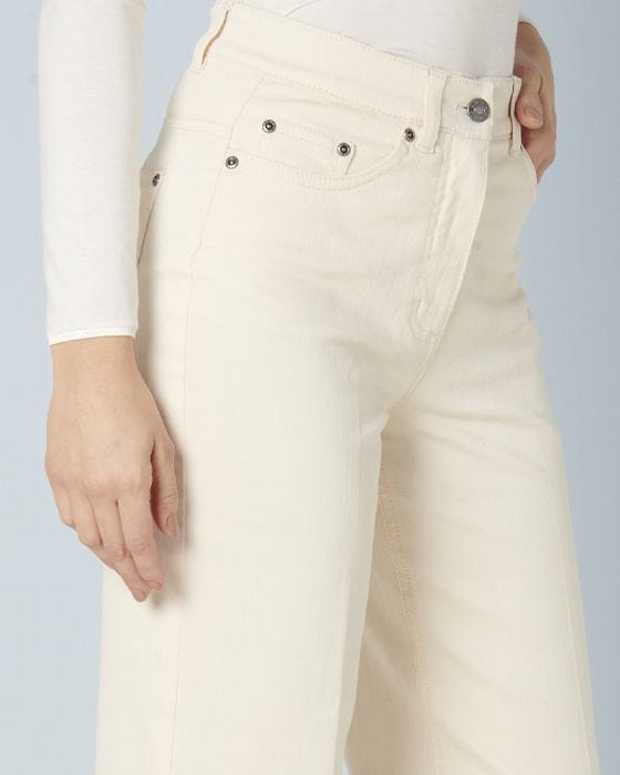 Damart Cotton Rich 7/8 Wide-Leg Jeans