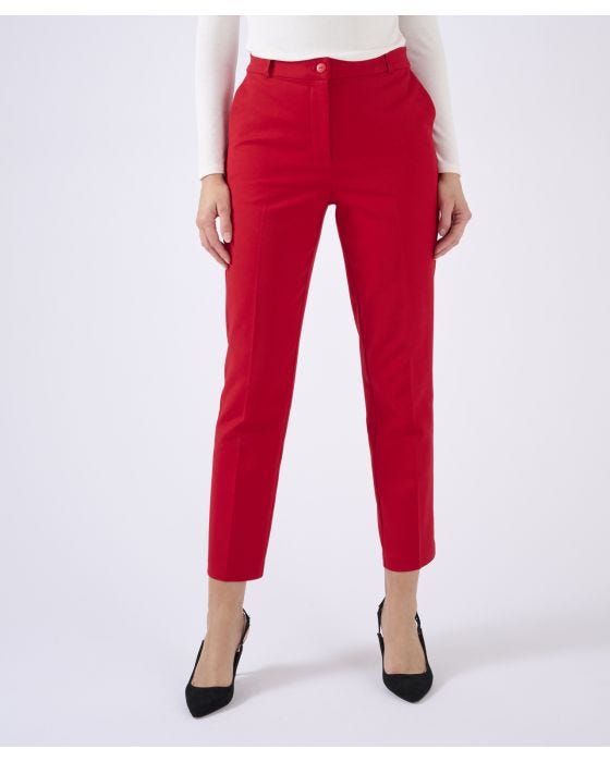Damart Cotton Sateen Trousers