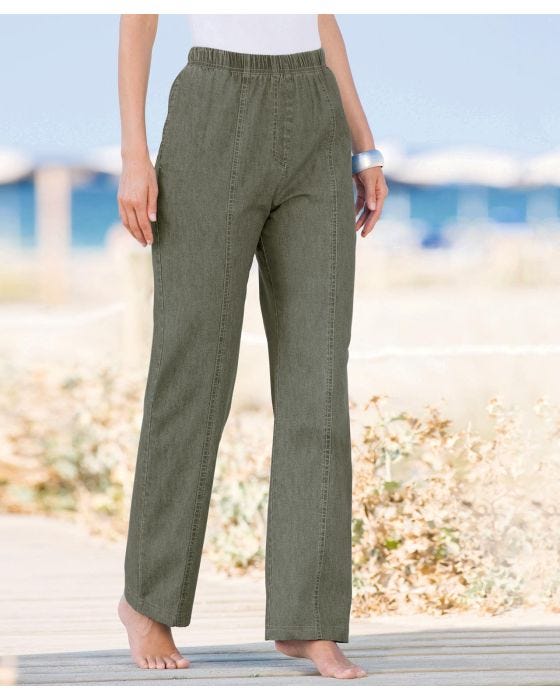 Damart Cotton Twill Trousers