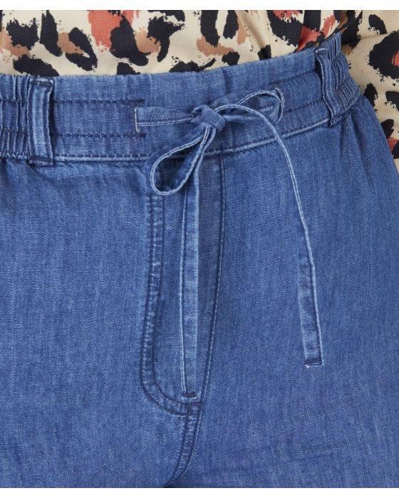 Damart Cotton Wide-leg Trousers