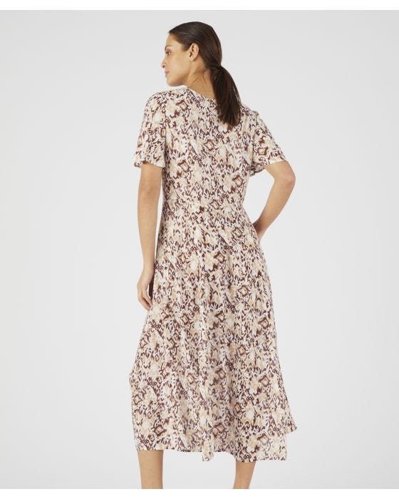 Damart Crinkle Printed Dress