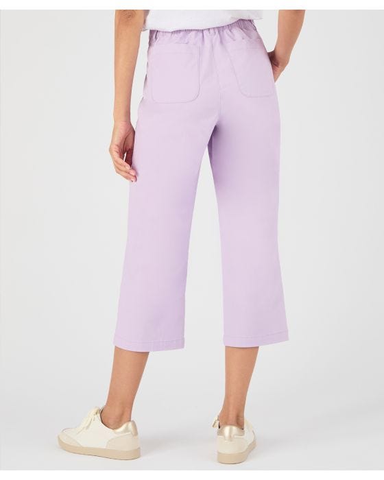 Damart Crop Cotton Rich Pull-on Trousers