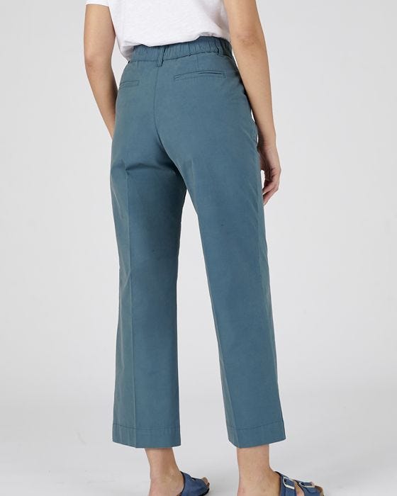 Damart Crop Wide-leg Trousers