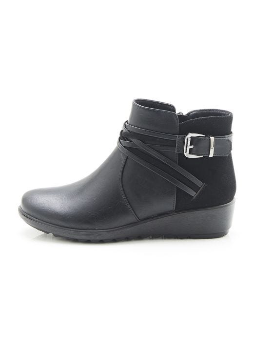 Damart Cushion-walk Cross Over Strap Boots