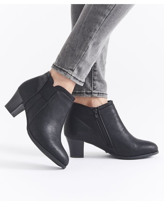damart Cushion-walk Heeled Ankle Boots