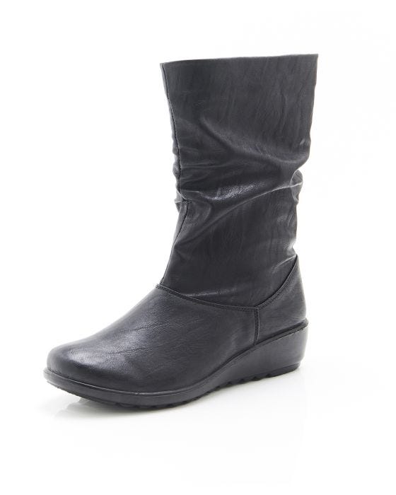 Damart Cushion-walk Slouch Mid Calf Boots