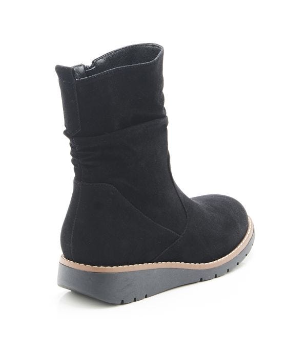 Damart Cushion-walk Slouchy Suede-look Ankle Boot