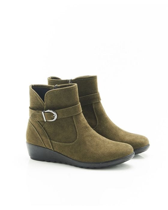 Damart Cushion-walk Suede-Look Boots