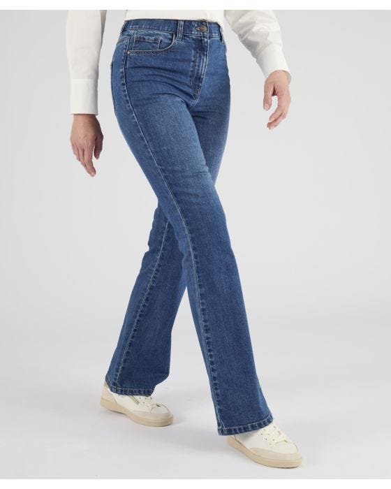 Damart Denim Flared Jeans