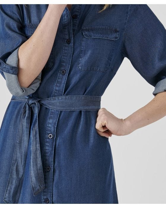 Damart Denim-look Tencel Dress