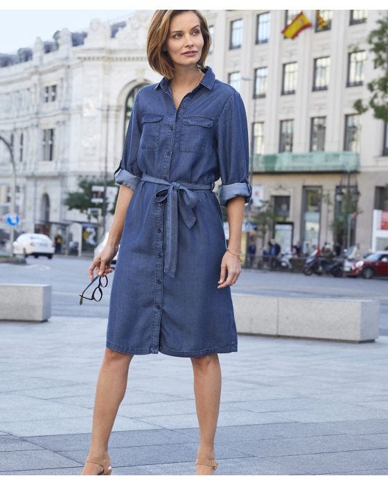 damart Denim-look Tencel Dress