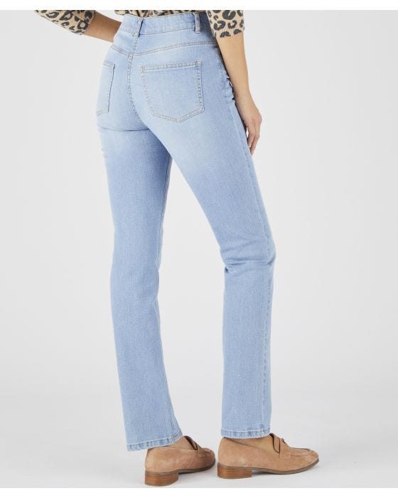 Damart Denim Straight-leg Trousers