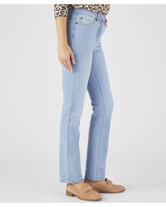 Damart Denim Straight-leg Trousers