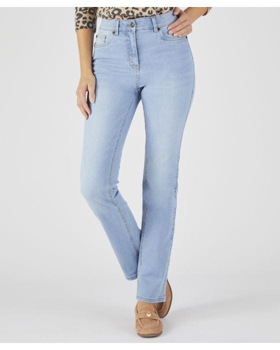 damart Denim Straight-leg Trousers