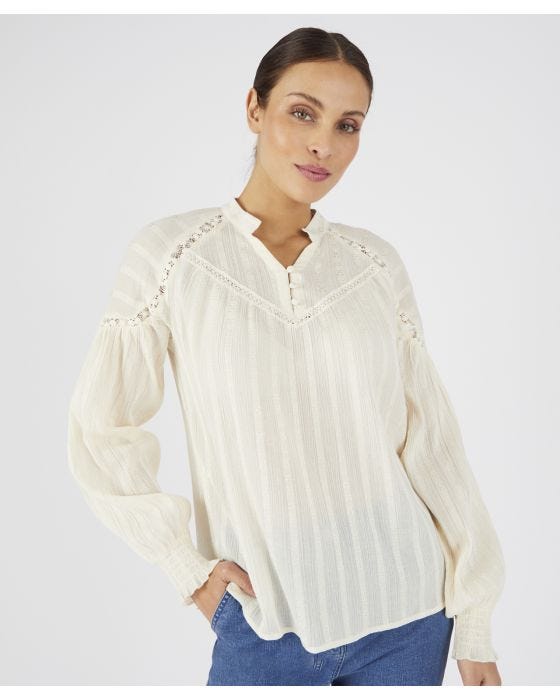 Damart Detailed Blouse