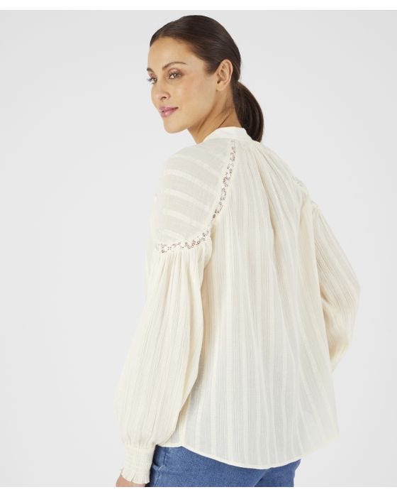 Damart Detailed Blouse